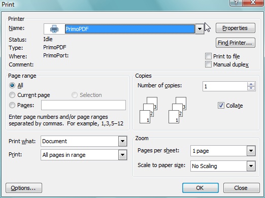 print a pdf file
